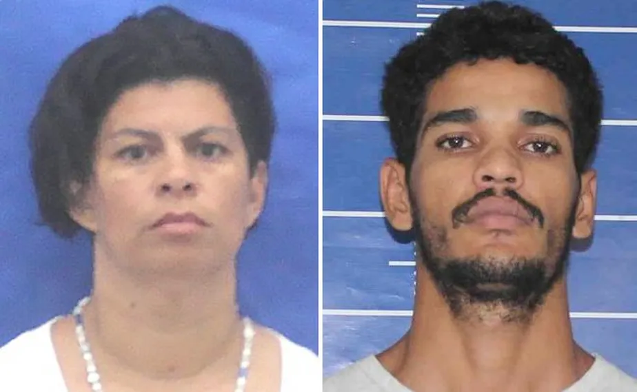 Vanessa e Diego foram presos por policiais da Delegacia de Homicídios da Capital (Foto: Reprodução)