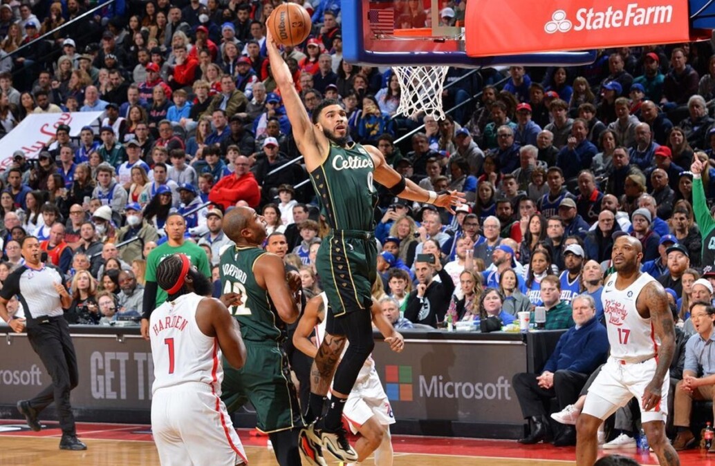 Jogo entre Philadelphia 76ers e Boston Celtics