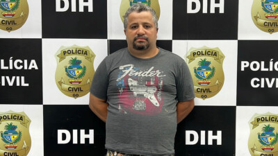 A Polícia Civil de Goiás confirmou a prisão de Reginaldo Nunes de Moura, de 43 anos (Foto: Divulgação – PC)