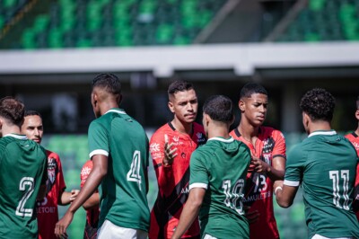 Jogadores do Sub-20 de Atlético Goianiense e Goiás