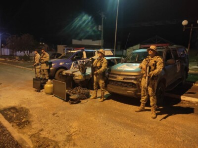 Objetos roubados foram recuperados (Foto: divulgação/PM)