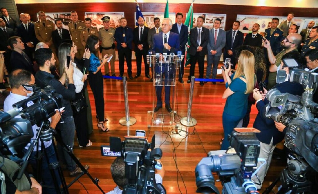 Caiado anuncia nova cúpula da segurança pública