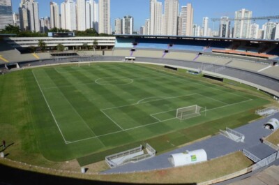 Estádio Serra Dourada com vista aérea