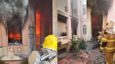 Menor foi apreendido por ato infracional análogo ao crime de incêndio Adolescente causa incêndio após fumar em escola 40 pessoas internadas