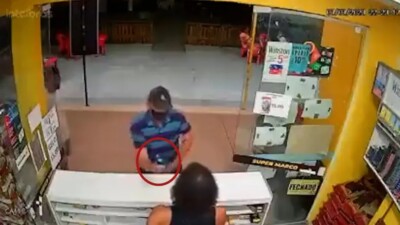 PM apreendeu o objeto e R$ 400 de um furto a outro estabelecimento Homem é preso ao tentar assaltar loja com pistola de cola quente no RJ