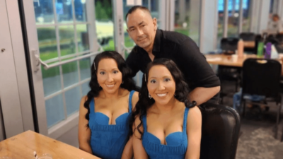 Anna e Lucy DeCinque são as irmãs gêmeas mais idênticas do mundo Gêmeas noivas do mesmo homem querem engravidar dele ao mesmo tempo, nos EUA