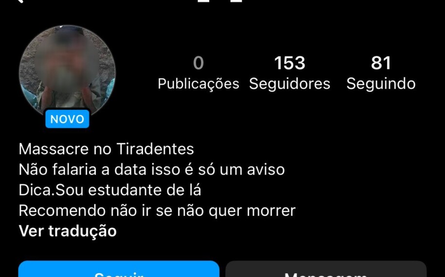 Adolescente criou página no Instagram para anunciar o plano (Imagem: reprodução/Instagram)