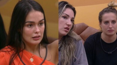 BBB 23: Amanda e Larissa se estranham e clima pesa entre as sisters Participantes têm opiniões diferentes durante conversa na madrugada