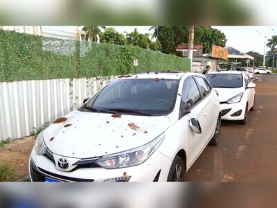 Explosão danificou pelo menos dez veículos Técnico preso por explosão em obra de Itumbiara não tem autorização para manusear explosivos