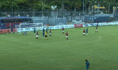 Jogo entre Flamengo e Aragoiânia no Rio de Janeiro