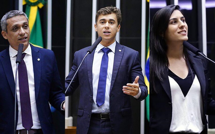 Gustavo Gayer promove seminário com Nikolas Ferreira e Chris Tonietto em Brasília (Foto: divulgação/Câmara dos Deputados)