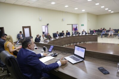 Plenário da Câmara Municipal de Aparecida (Foto: Marcelo Silva - Divulgação)