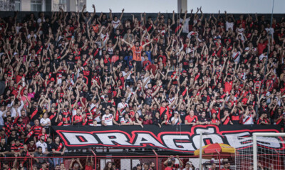 Torcida do Atlético Goianiense no Accioly 2023