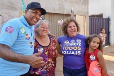 Primeira-dama Thelma Cruz e o prefeito Rogério Cruz (Foto: Divulgação)