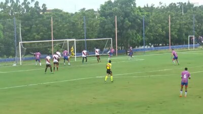 Jogo entre Atlético Goianiense e Fortaleza no Brasileirão Sub-20
