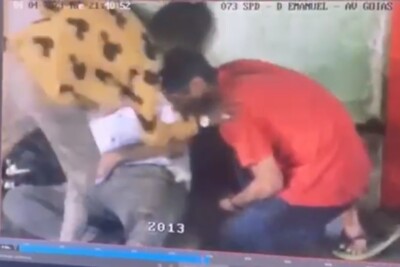 Polícia prende casal que roubou a mochila de homem que bebia em praça de Anápolis; crime foi gravado