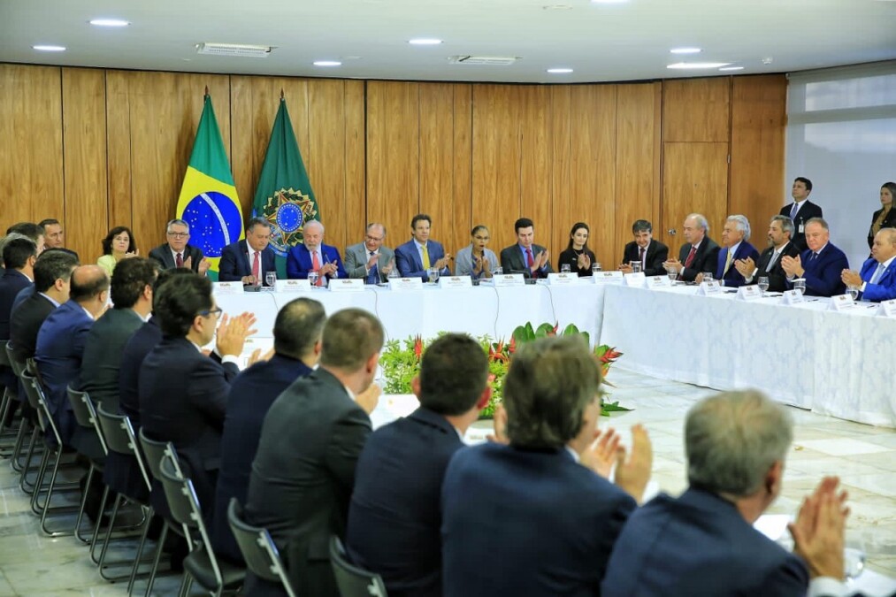 Reunião com Lula sobre o marco legal do Saneamento