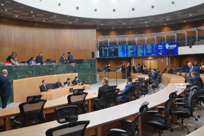 Plenário da Assembleia Legislativa de Goiás (Foto: Maykon Cardoso - Divulgação)