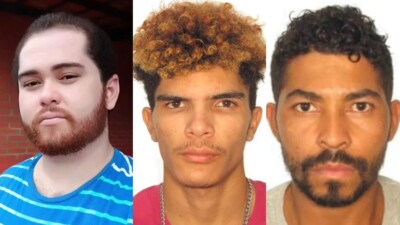 Lucas Borges de Azevedo, Raí Nunes da Silva e Marciano Francisco da Silva (Foto: Divulgação - Polícia Civil)