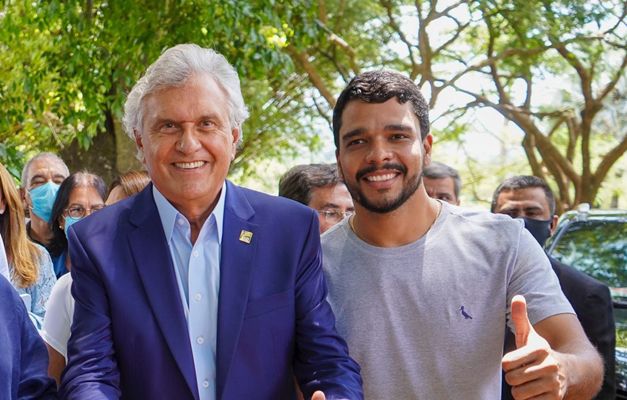 Caiado e Marden: apoio à reeleição (Foto: Divulgação)