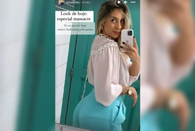 Professora do DF admite erro e tenta explicar look do massacre Lorena Santos disse que faltou "delicadeza" nas palavras