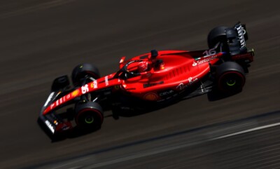 Carro de Charles Leclerc da Ferrari