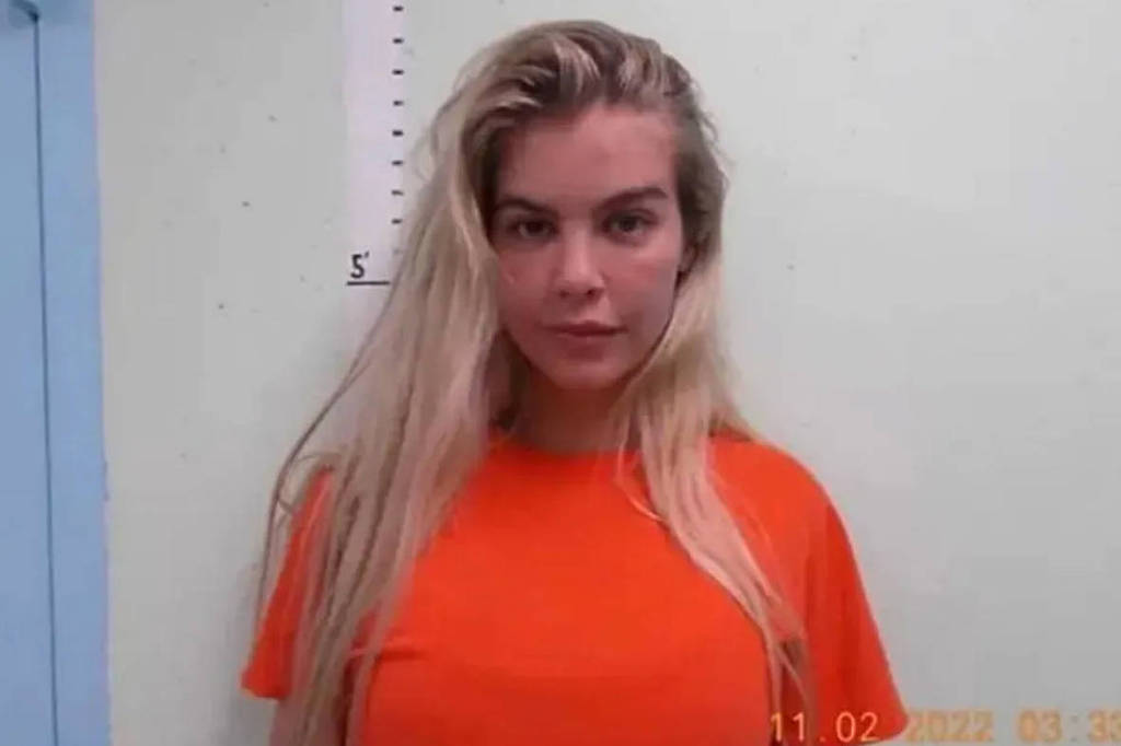 Kat Torres foi detida no dia 2 de novembro na Carolina do Norte (EUA); ela agora está presa em Minas Gerais - Reprodução/Franklin County Sheriff's Office