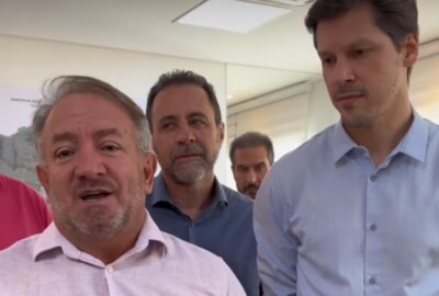 Junto com Daniel Vilela, prefeito de Aparecida anuncia revitalização de ginásios de esporte que ficarão sob responsabilidade da prefeitura