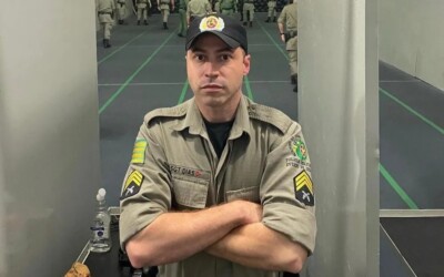 Policial agiu em legítima defesa ao balear pai e filho em bar de Goiânia, diz PC Sargento Caio César de Souza está preso desde 30 de abril