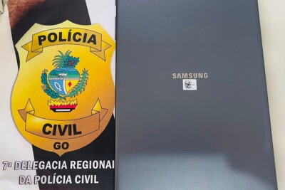 Polícia apreende celular e tablet de suspeita de extorquir mulher em Iporá