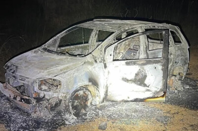 A Polícia Civil (PC) investiga o caso Corpo é encontrado em porta-malas de veículo carbonizado em Goianésia