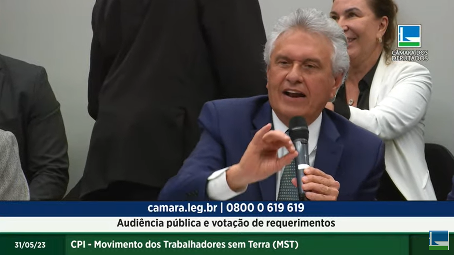 Na Cpi Caiado Critica Mst Por Se Apresentar Como Protetor Dos Pobres E Desassistidos Mais Goiás 