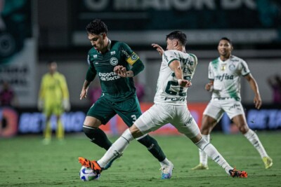 Jogo entre Goiás e Palmeiras na Serrinha