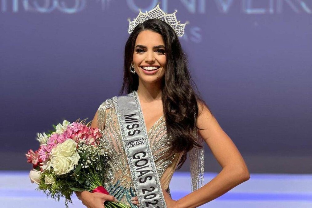 Goiana é a 1ª mãe da história a disputar o título de Miss Universo Brasil Renata Guerra, que também é casada, foi eleita Miss Universo Goiás