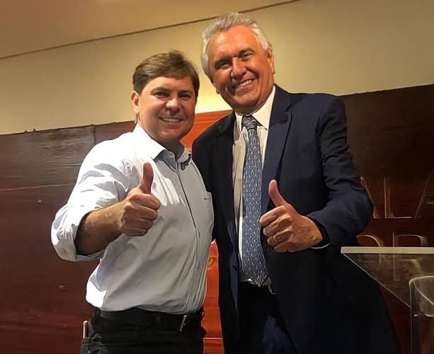 Caiado e Bruno: boa relação