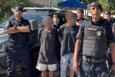 GCM prende idoso e comparsa por furto a CMEI de Goiânia