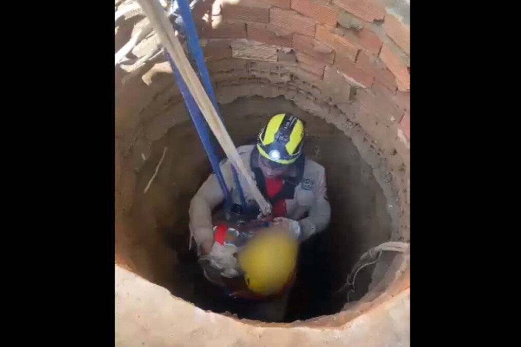 Idoso cai em cisterna de 10 metros em Luziânia