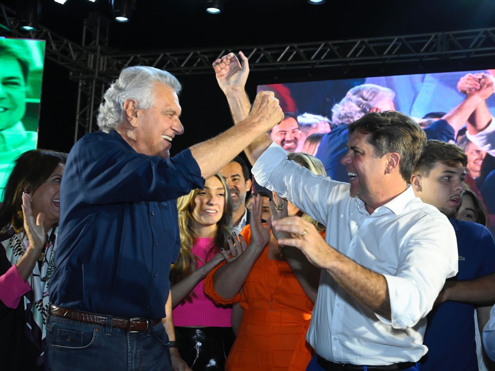 Caiado e Bruno Peixoto (Foto: Divulgação)