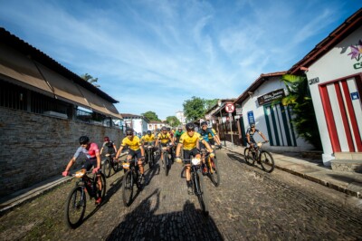 Competidores do Mountain Bike em Pirenópolis