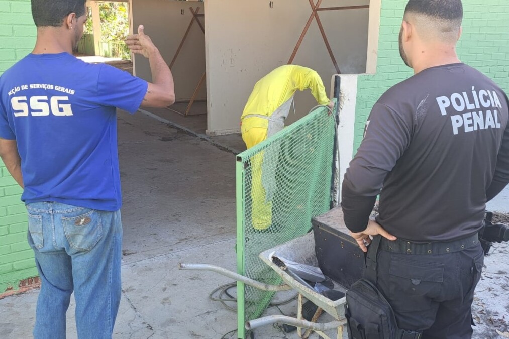 Estandes da Pecuária de Goiânia são reformados com mão de obra carcerária