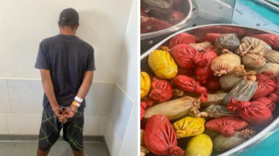 Homem é preso de propósito para entrar em presídio com drogas e cabos no estômago, em Formosa