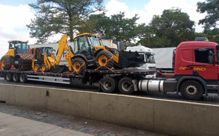 Máquinas roubadas em MG estão avaliadas em R$ 700 mil (Foto: divulgação/CPE)