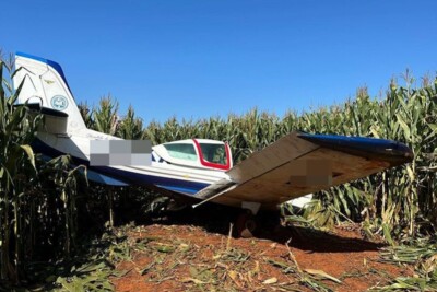 Força Aérea investiga pouso forçado de avião em Luziânia