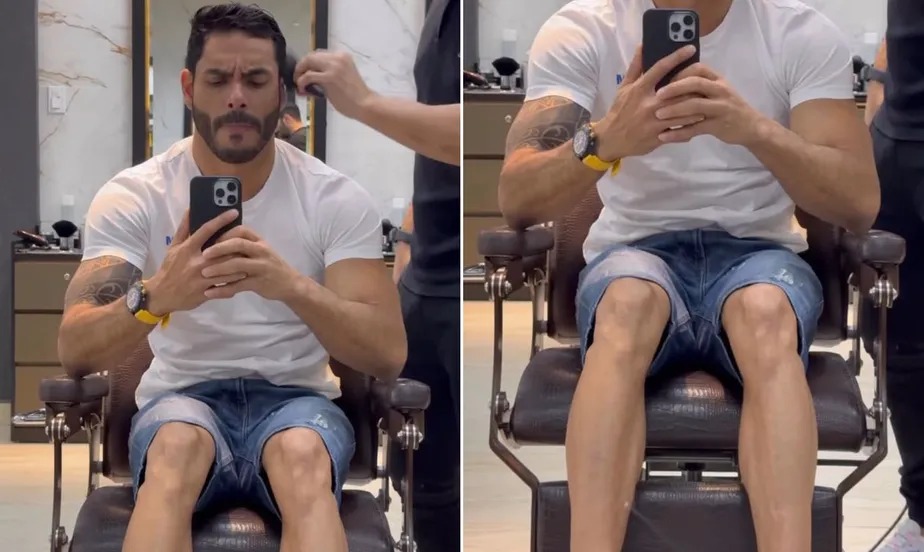 Diferença entre os músculos dos braços e das pernas chocou Sertanejo Rodolffo vira piada ao mostrar pernas finas; vídeo