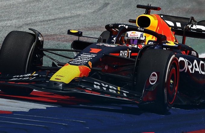 Carro do Verstappen na Austria