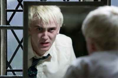 Tom Felton como Draco Malfoy em Harry Potter