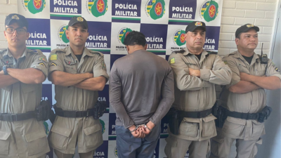 Homem é preso após agredir ex-namorada e atirar na testa do ex-sogro em Porangatu