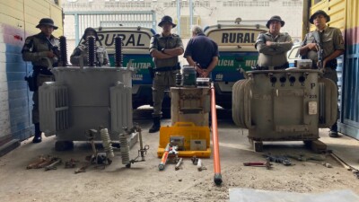 Indústria em Aparecida é interditada por adulterar transformadores elétricos e suspeito é preso