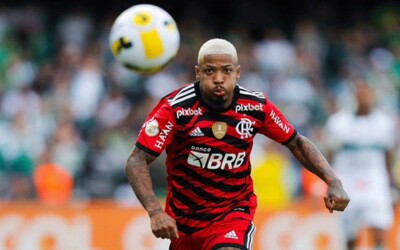 Marinho em jogo pelo Flamengo
