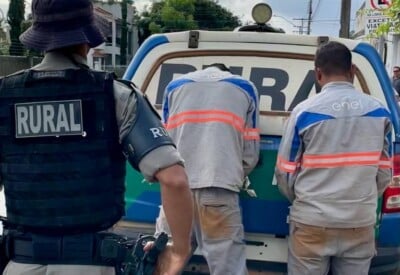 Funcionários que prestavam serviço para concessionária de energia são presos por furto de transformador avaliado em R$ 14 mil